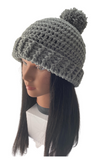 Brimmed Beanie Hat